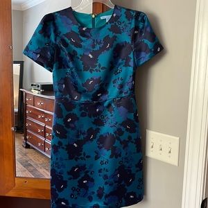 Draper James green satin dress size 4.